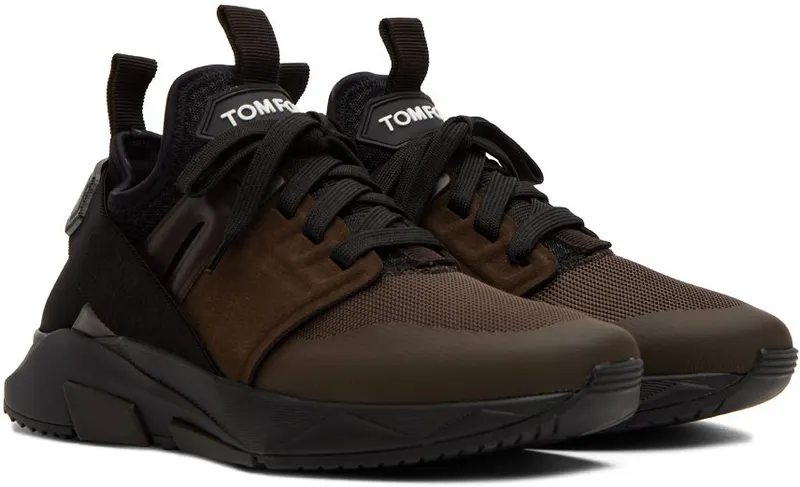 TOM FORD Khaki Jago Low-Top (J1100T-TOF001)