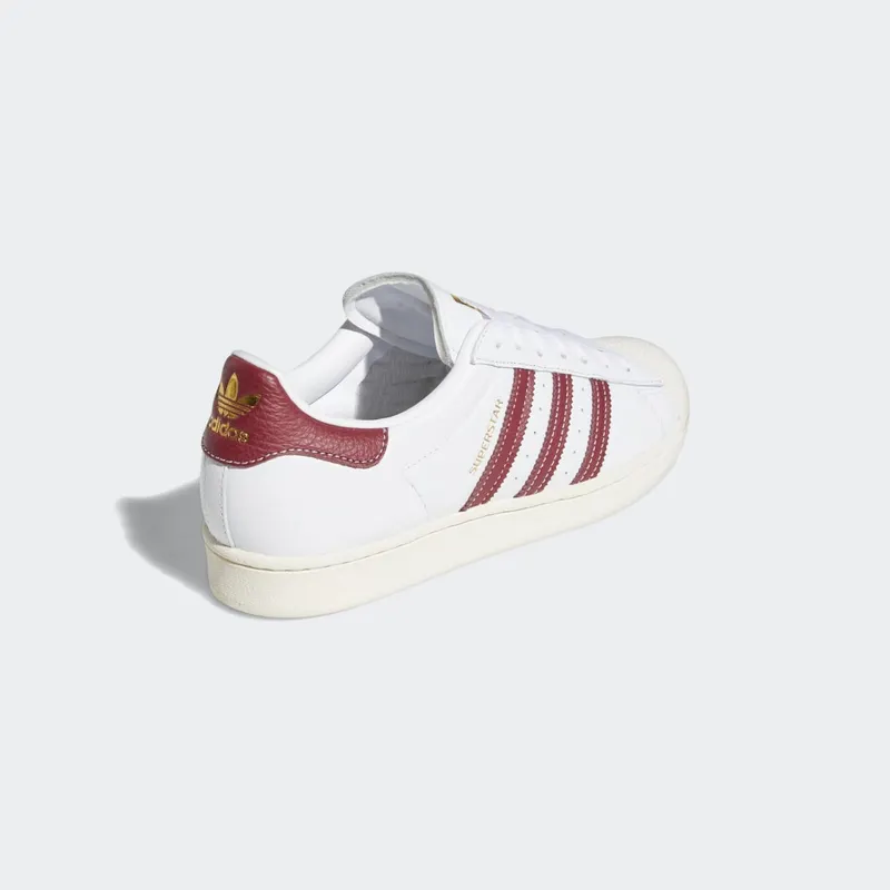 Adidas Superstar Cloud White / Collegiate Burgundy / Gold Foil (GZ1603)