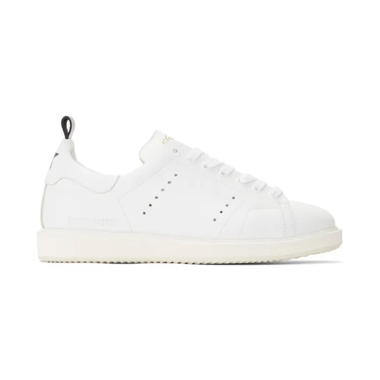 Golden Goose White Starter Sneakers (GCOMS631.A1)