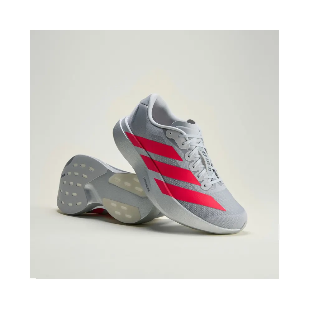 Adidas Adizero EVO SL Silver Metallic / Lucid Red / Iron Metallic (KI3381)