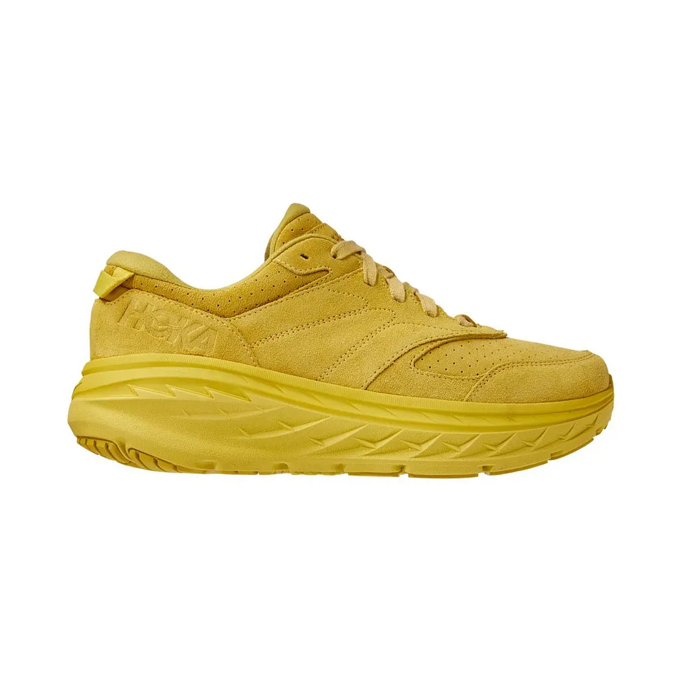 Hoka One One Bondi L Suede Celery Lima Bean (Unisex) (1122572-CLMB)