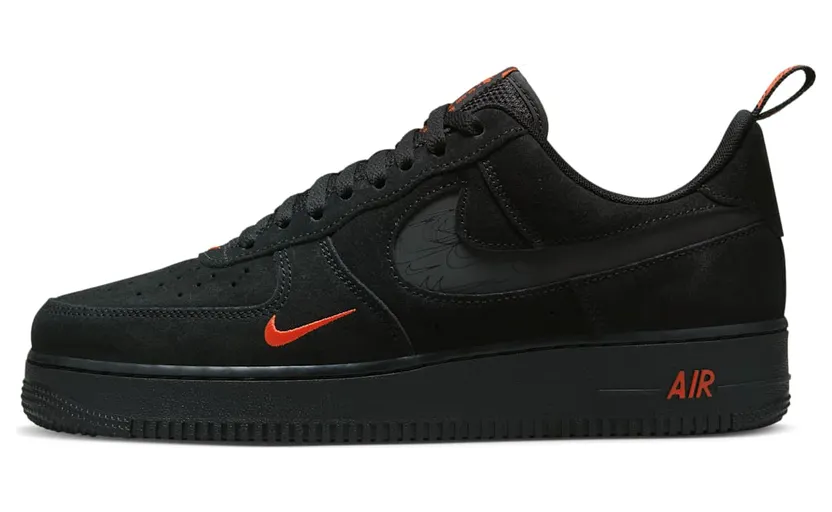 Nike Air Force 1 Low “Multi Swoosh Black Crimson” (DZ4514-001)