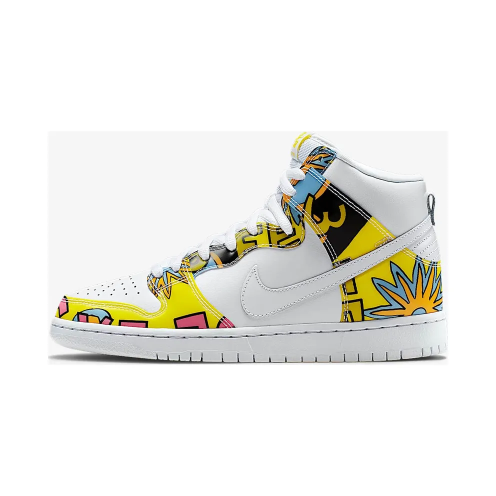 Nike Dunk SB High De La Soul (2015) White/Firefly (748751-177)