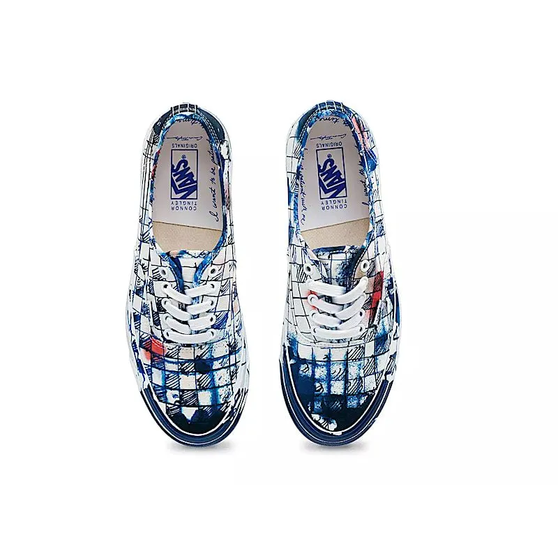 Vans Authentic LX Connor Tingley Checkerboard White Blue (VN0A4BV961P)