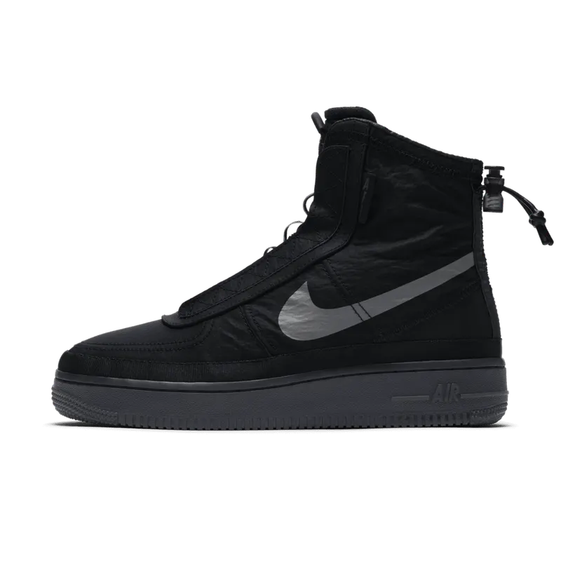 Nike Air Force 1 Shell Black (W) Black/Graphite (BQ6096-001)