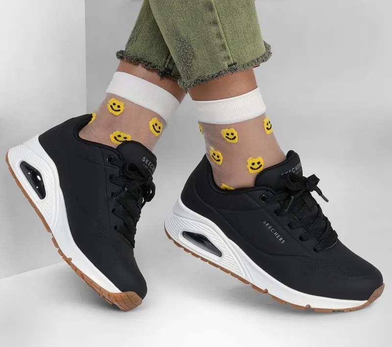 Skechers UNO – Stand on Air Sneaker Black