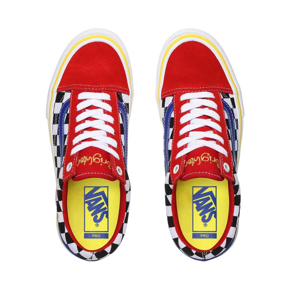 Vans Brighton Zeuner x Old Skool Pro ‘Red Checker Blue’ Red/Checker/Blue (VN000ZD4W89)