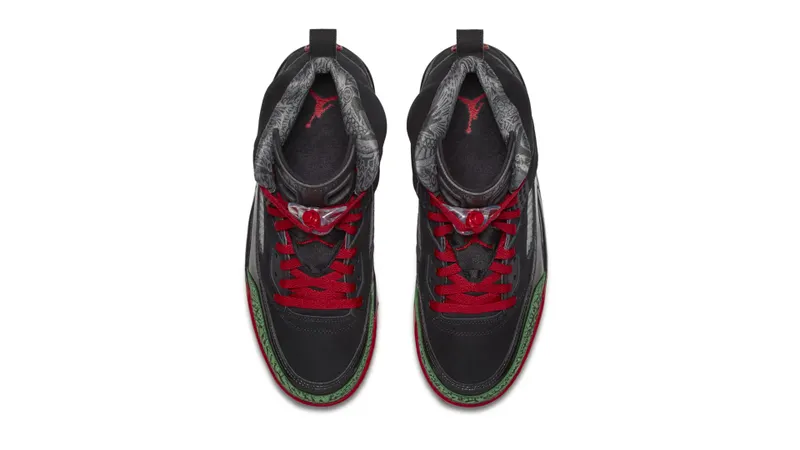 Jordan Spizike Black Varsity Red (2017) Black/Varsity Red-Classic-Green-White (315371-026)