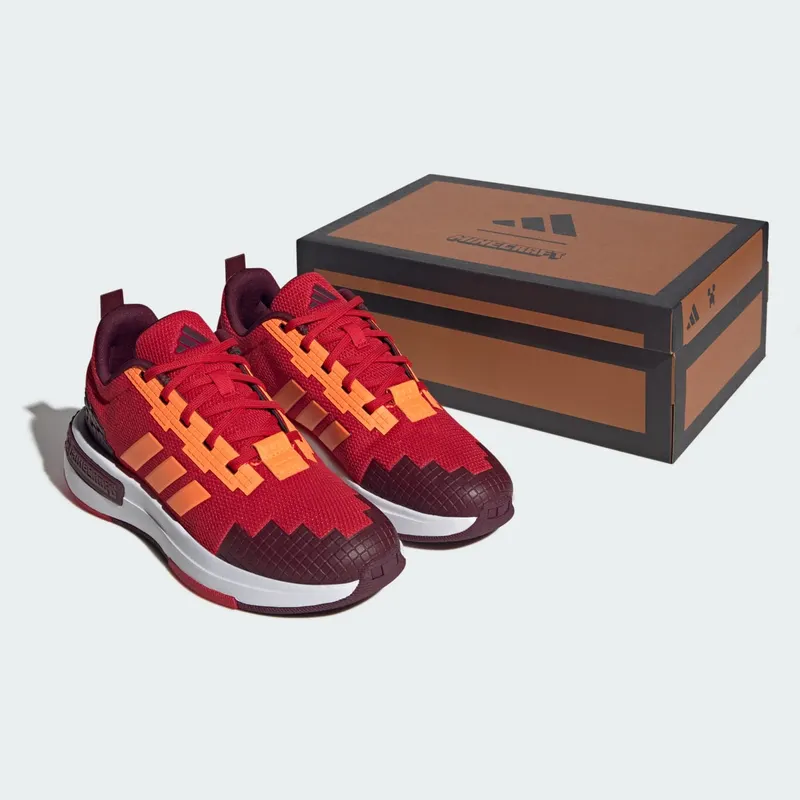 Adidas Pro Minecraft GS “Better Scarlet Lucid Orange” (JR1968)