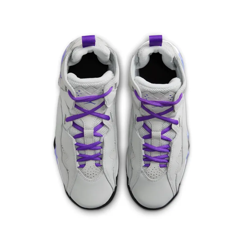 Jordan True Flight Light Base Grey White Black Purple Venom (343795-052)