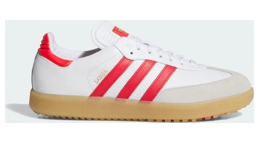 Adidas Samba Spikeless Cloud White / Pure Ruby / Gum (KJ5430)