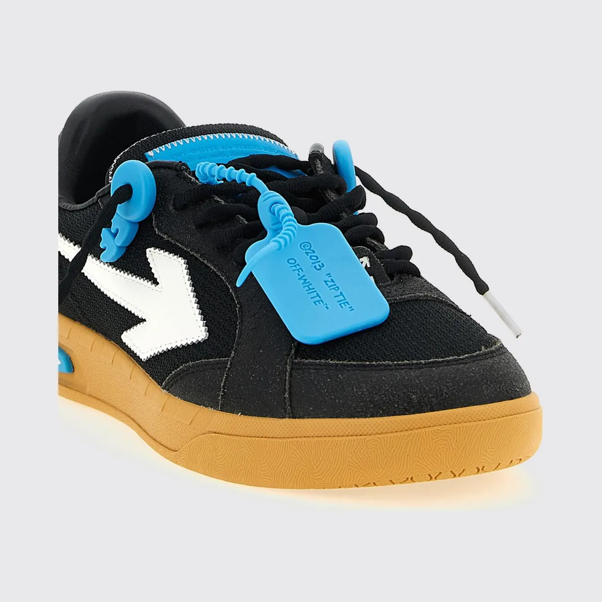 Off-White End Of Play Mesh And Leather Sneakers Black (OMIA2ALS26FAB0011068) (3)