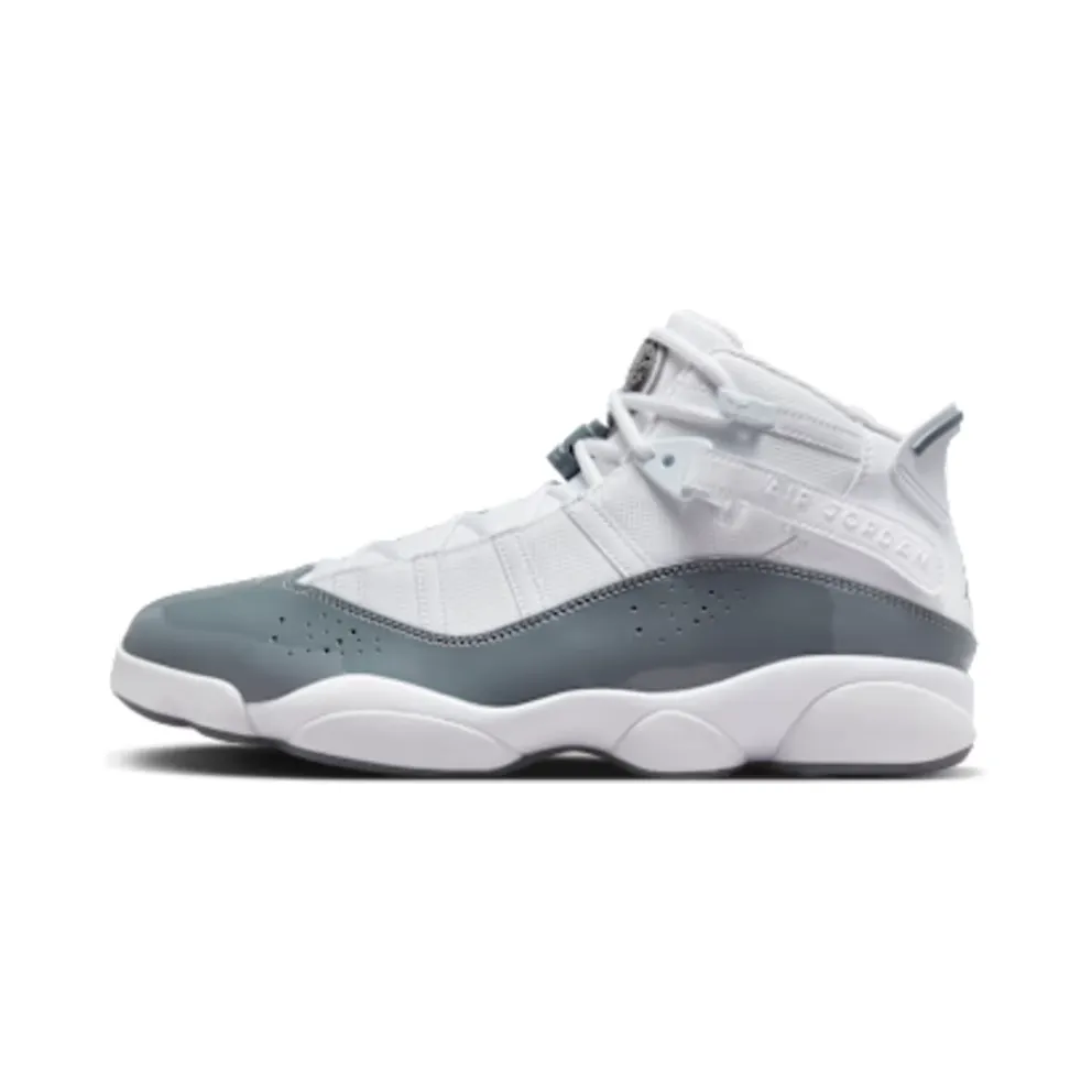 Jordan 6 rings “White / Cool Grey” (322992-121)