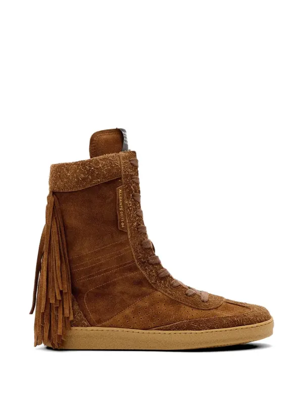 AllSaints Louise mit Fransen – Brown (W062FE)