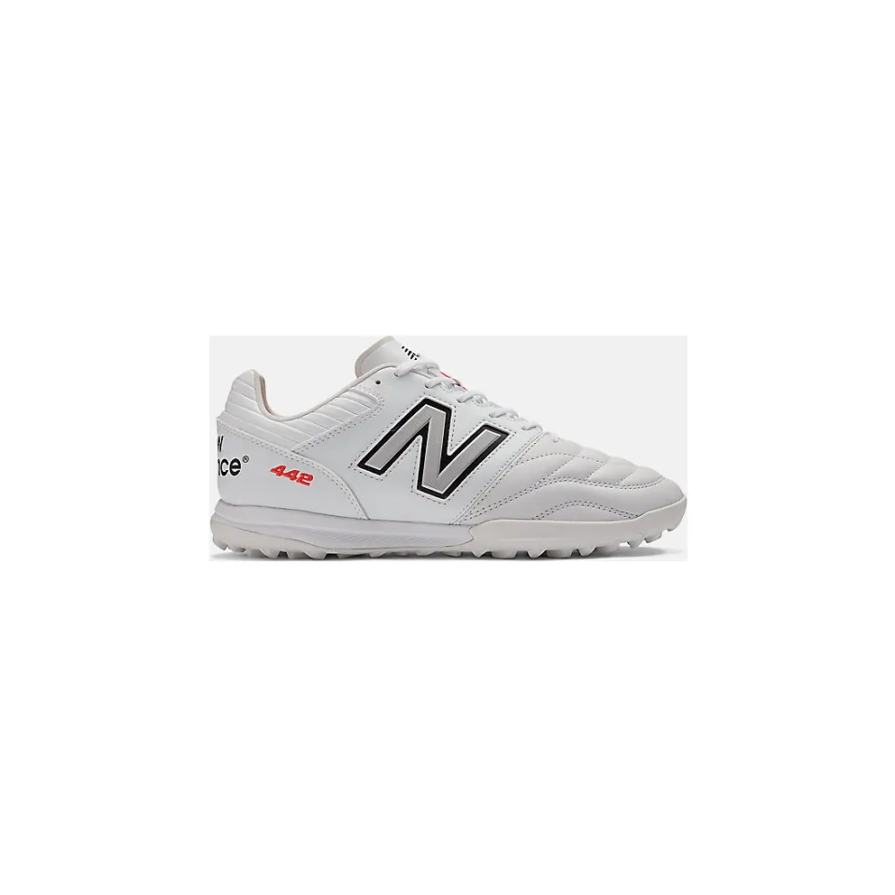 New Balance 442 Pro TF v2 White Black Team Red (MS41TWT2)