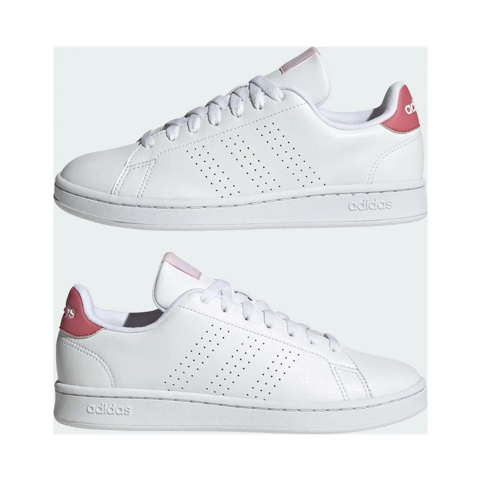 Adidas Advantage Cloud White / Cloud White / Pink Strata (HR0322)
