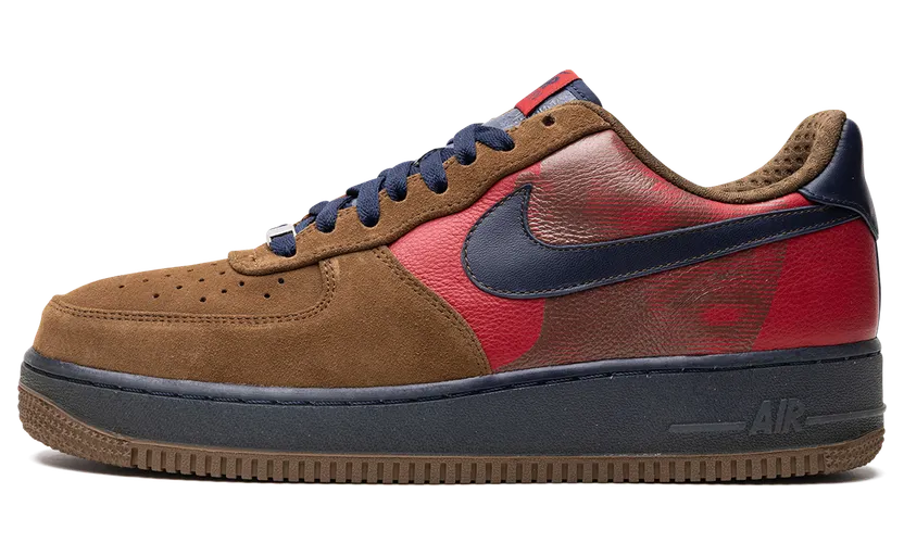 Nike Air Force 1 Premium ‘Vince Carter’ 2007 Dark Khaki/Obsidian-Varsity Red (315181-241)