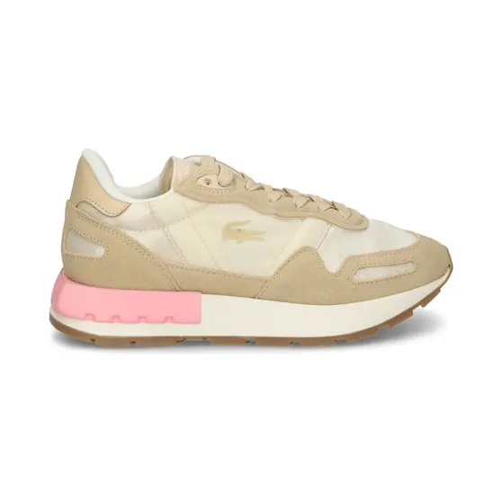 Lacoste Sneakers met logoprint – Beige (48SFA0106)