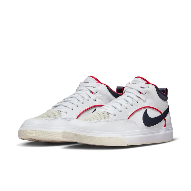Nike SB React Leo PRM White Midnight Navy (FD0268-100)