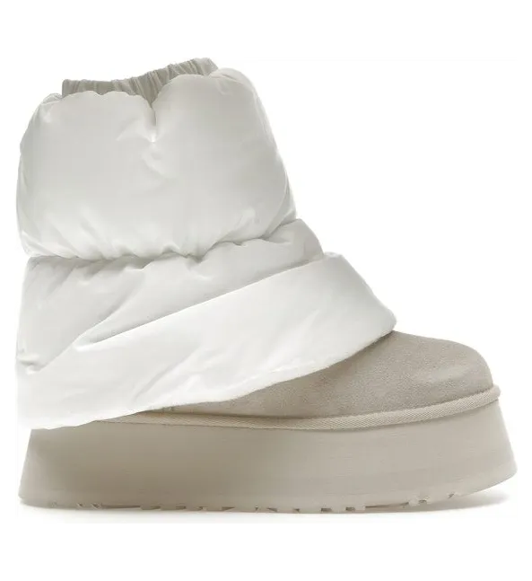 UGG Classic Mini Dipper Puffer Boot White Ceramic (1158275-WCRM)