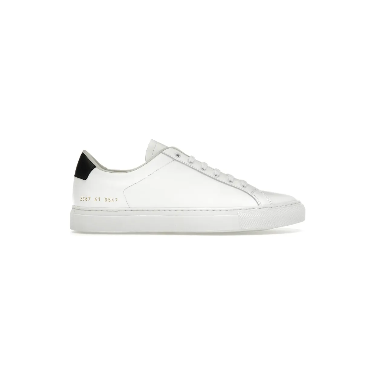 Common Projects Retro Low White Black (2367 XX 0547)