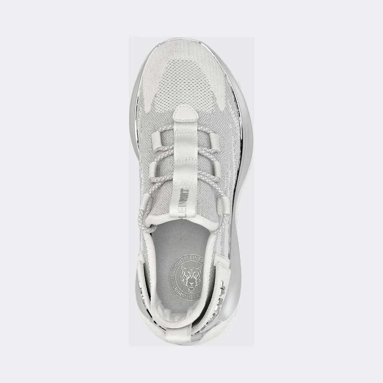 Plein Sport The Iron Tiger Gen. X.02 Knit Sneakers with a Chunky Sole White (SACSUSC0429STE003N01) (3)