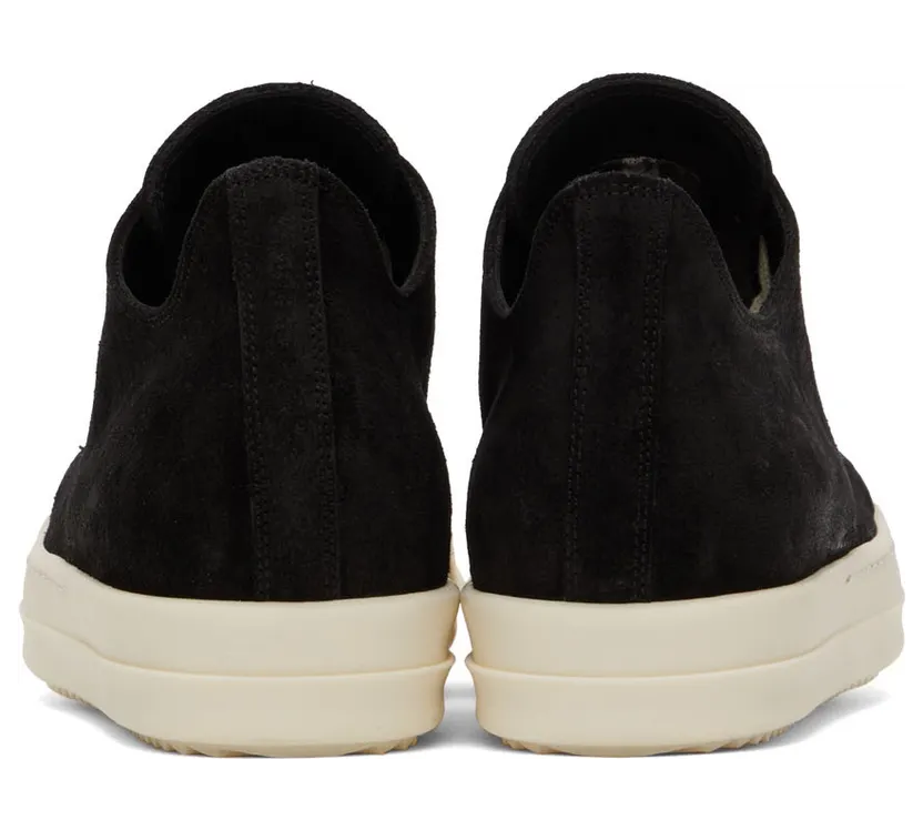 Rick Owens Gray Suede Sneakers (RU02B2891 LCC) (2)