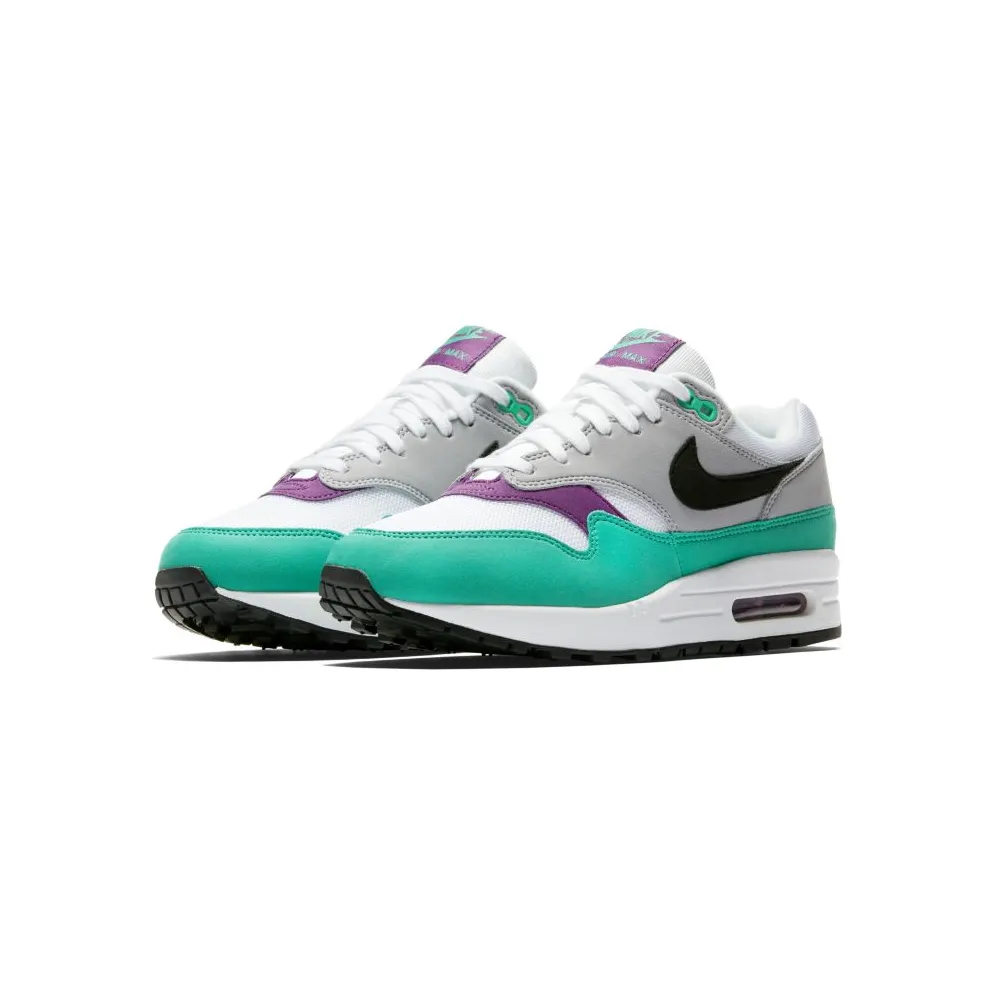 Nike Air Max 1 Clear Emerald (W) White/Black-Wolf Grey-Clear Emerald (319986-115)