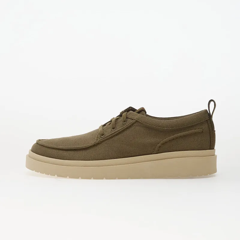 Clarks Polden Moc Olive Canvas (261866157)
