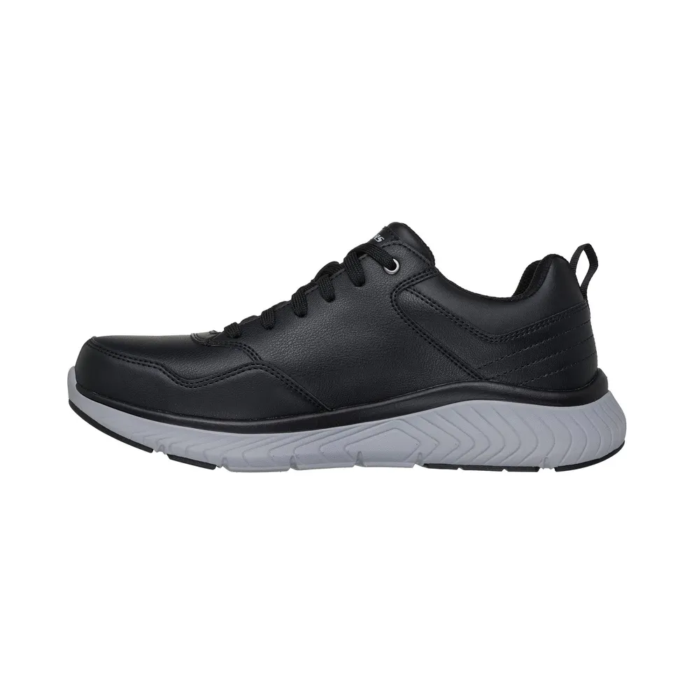 Skechers Waterproof Relaxed Fit: Arch Fit Crosser “Ronaldo Sneaker Black” (205347BLK)