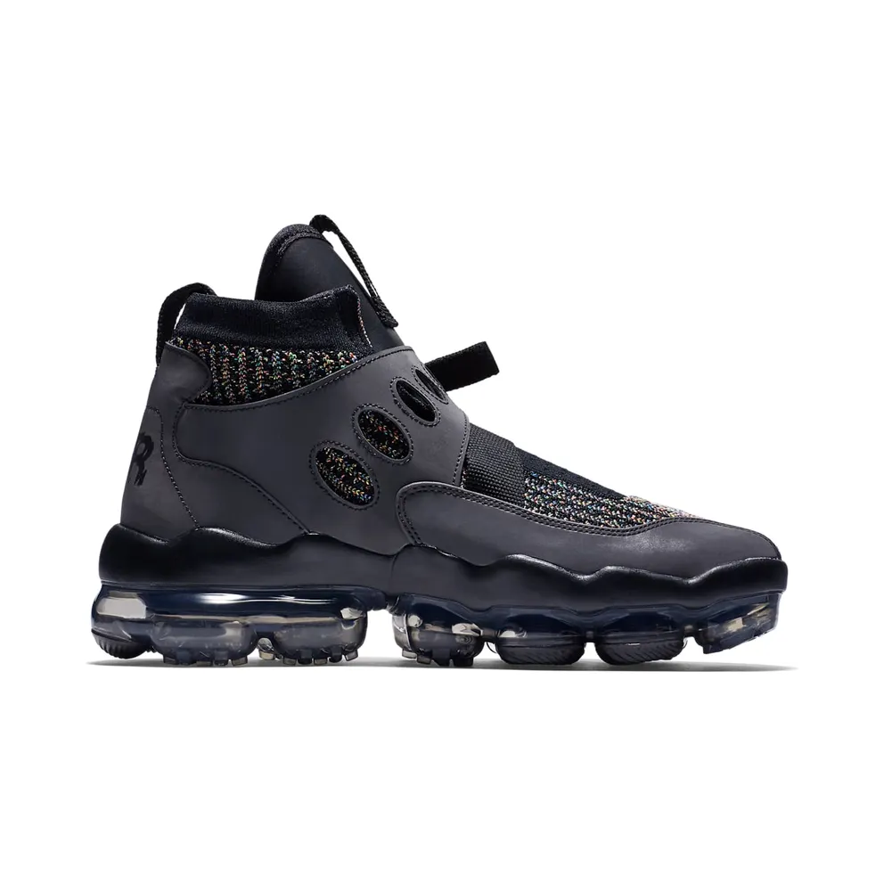 Nike VaporMax Premier Flyknit Black Multi-Color Black/Signal Blue-Green Strike (AO3241-003)