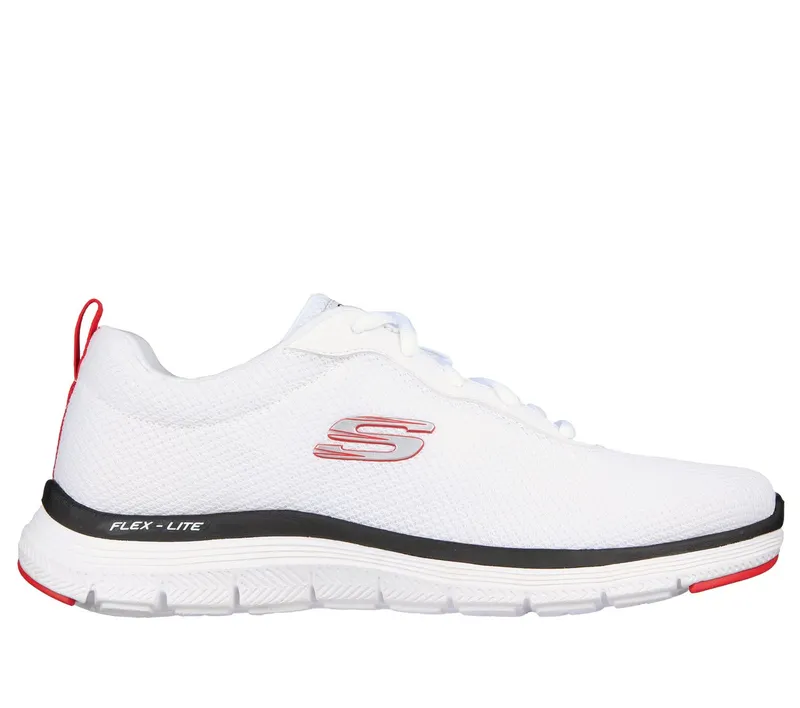 Skechers Flex Advantage 4.0 – Providence Sneaker Wht/Black/Red