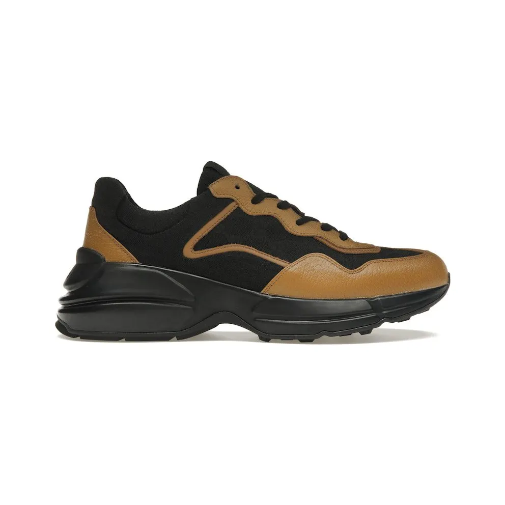 Gucci Rhyton Sneaker Maxi GG Supreme Black Khaki Beige (725932 FAA1P 1155)