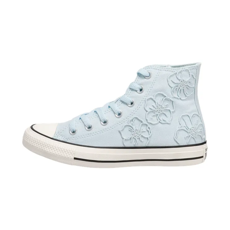 Converse All-Star Premium Embroidered Flowers High-Top “Light Blue” (A21409F)