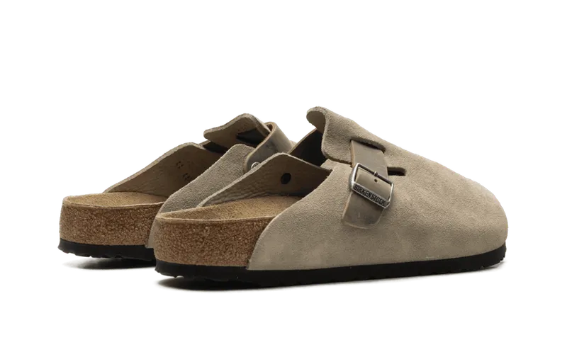 Birkenstock Boston “Mixed Leather Faded Khaki” (1031516)