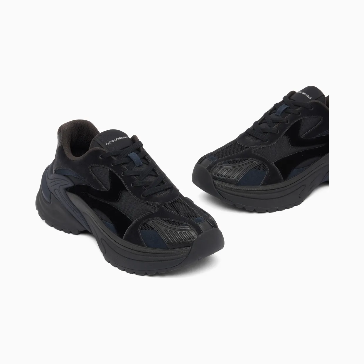 Armani Mesh Suede And A Chunky Rubber Sole (EM004828-AF23184-MZ312) (5)