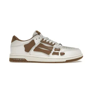 AMIRI Skel Top Low White Brown White (SS22MFS003-126)