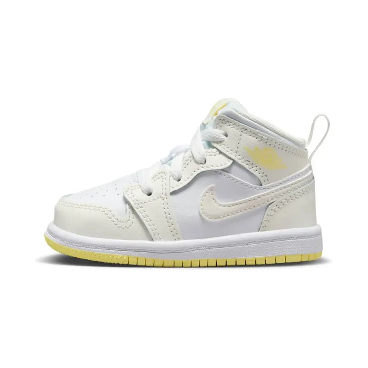 Jordan 1 Mid “Sail / White / Light Laser Orange” (FD8782-181)