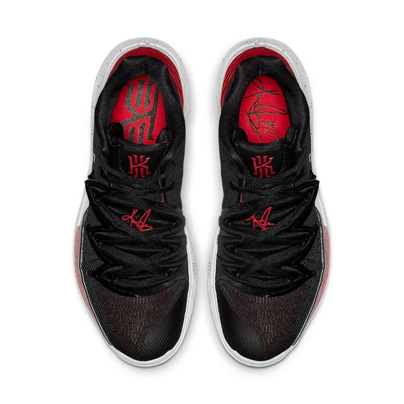 Nike Kyrie 5 Bred University Red/Black-Pure Platinum (AO2918-600)