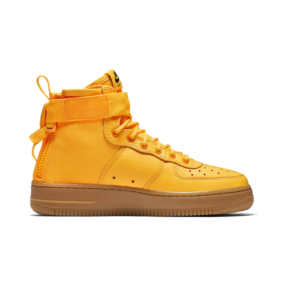 Nike SF Air Force 1 Mid Odell Beckham Jr (GS) Laser Orange/Laser Orange-Gum Medium Brown (AJ0424-800)