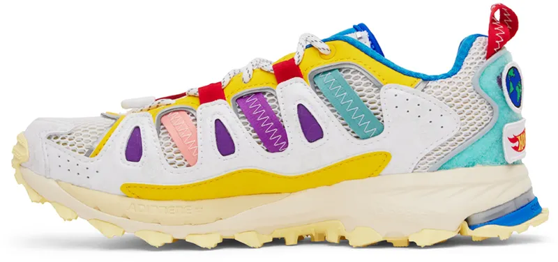 Adidas Sean Wotherspoon x Hot Wheels Superturf Cloud White / Bold Gold / Blue Bird (GX9682)