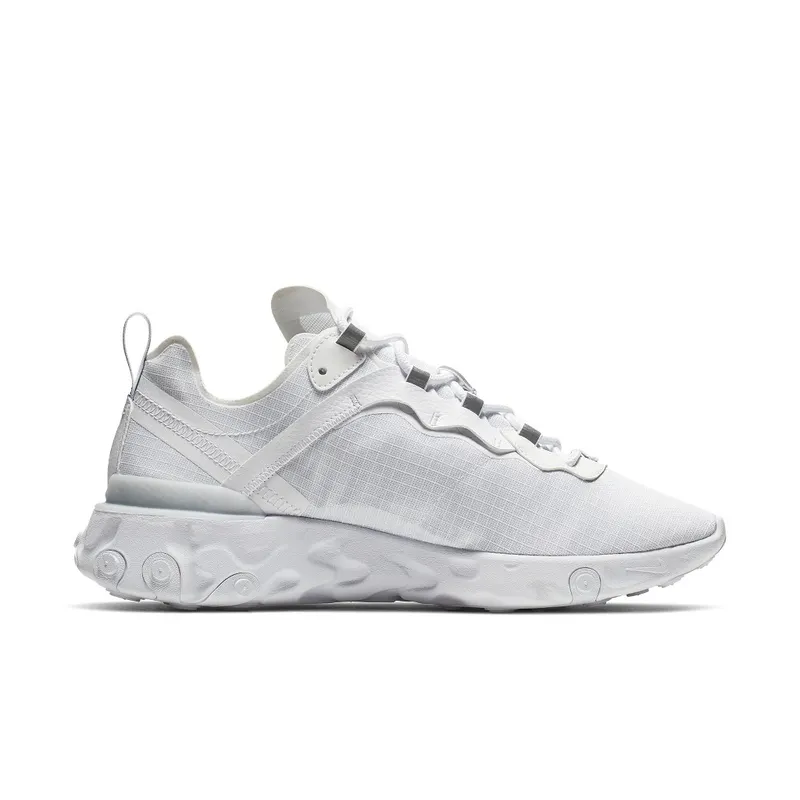 Nike React Element 55 White Pure Platinum (2019) (BQ6167-101)
