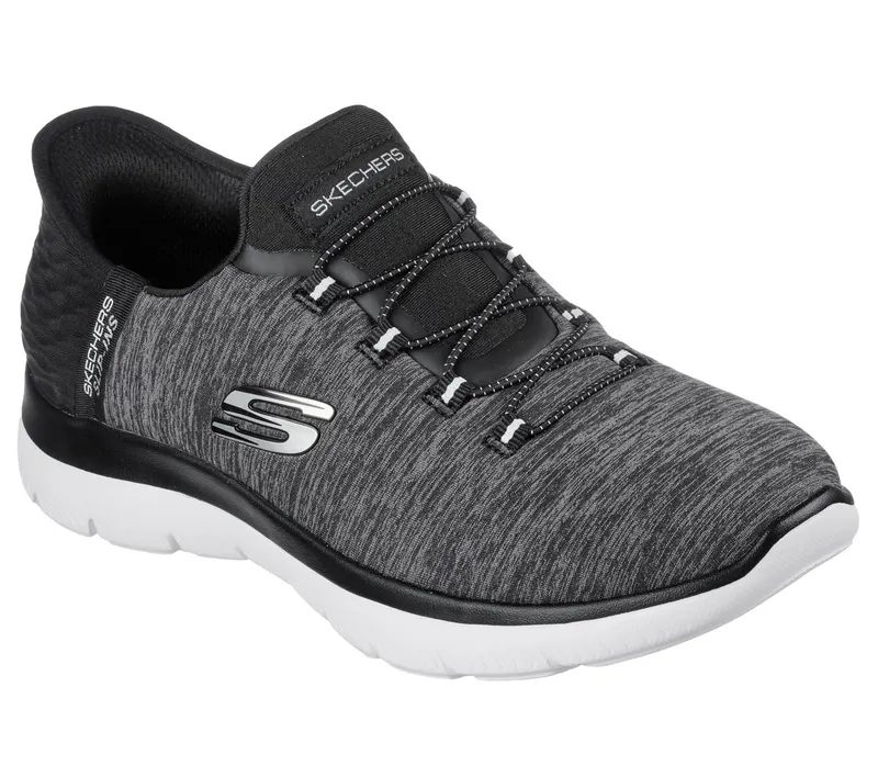 Skechers Slip-ins: Summits – Dazzling Haze Sneaker Black/White