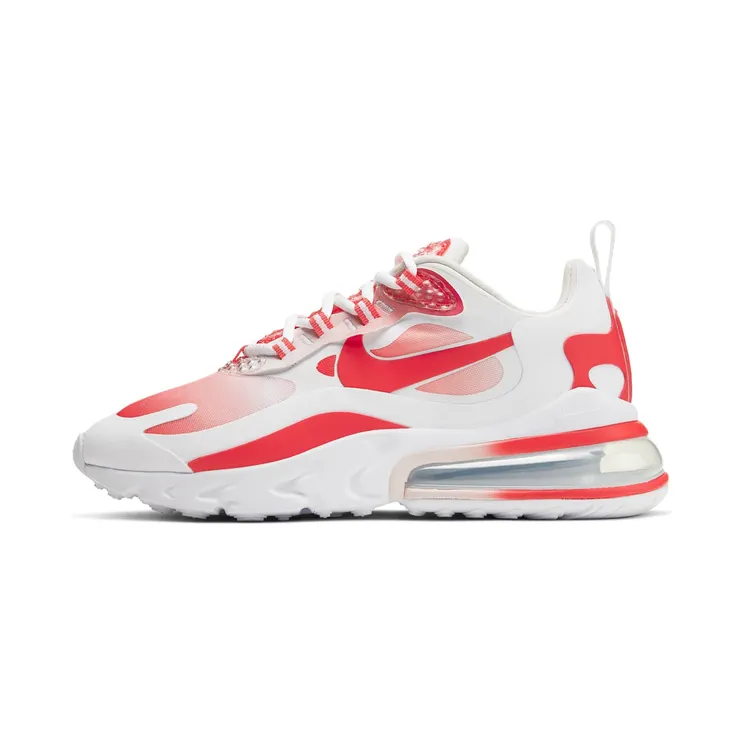 Nike Air Max 270 React SE ‘Bubble Wrap’ “White / Barely Rose / Track Red” (BV3387-100)