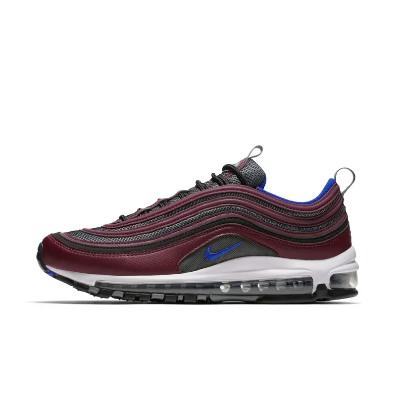 Nike  Air Max 97 Cool Grey Night Maroon Cool Grey/Night Maroon-Pure Platinum-Racer Blue (921826-012)