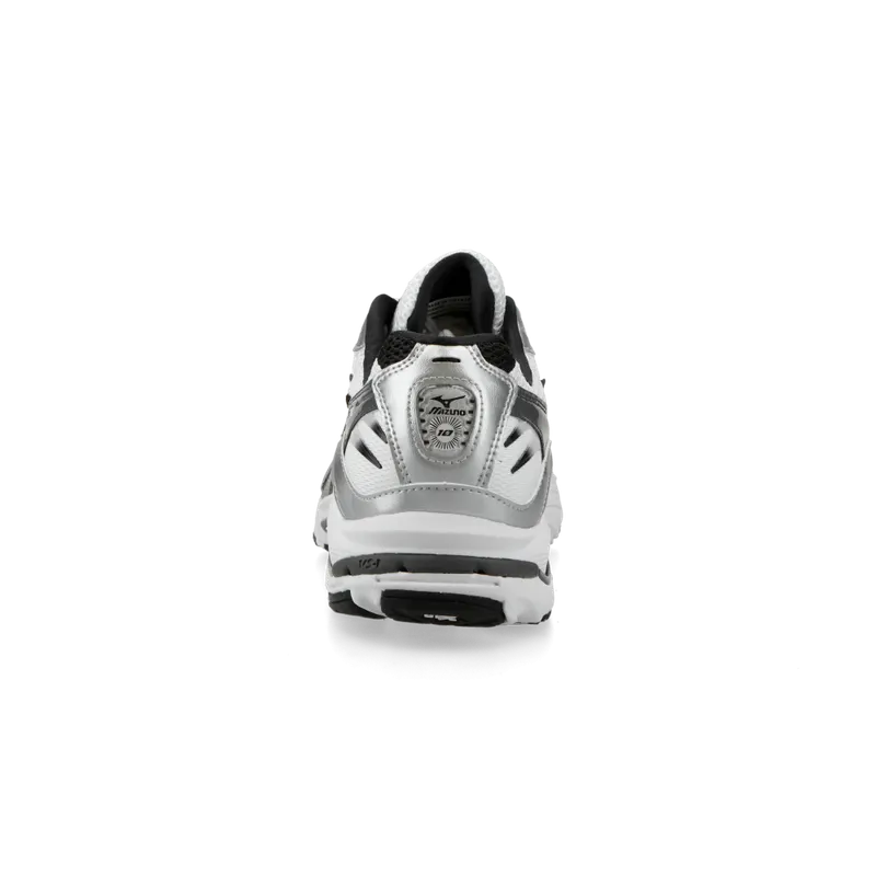 Mizuno Wave Rider 10 (white / silver / black) – D1GA210405