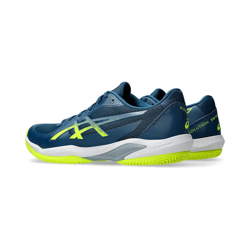 ASICS SOLUTION SWIFT FF 2 CLAY “Mako Blue / Safety Yellow” (1041A467-400)