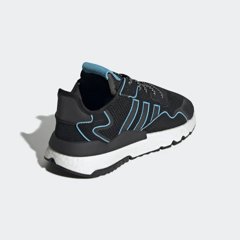 adidas Nite Jogger Core Black Bright Cyan Core Black/Bright Cyan/Cloud White (FV3591)