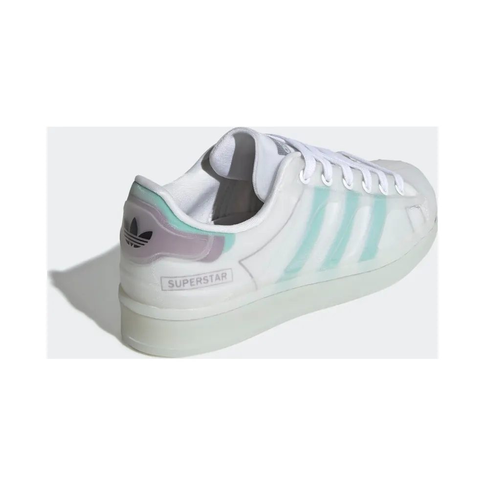 Adidas Superstar Futureshell Cloud White / Acid Mint / Rich Mauve (S42623)