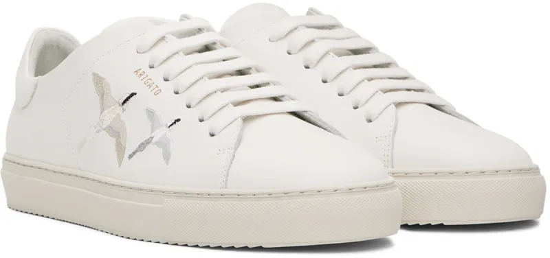 Axel Arigato White Clean 90 Bee Birds Sneakers (28672)